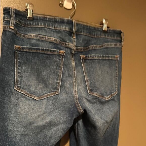 Old Navy Rockstar Distressed Blue Jeans for Women Size 12 Distressed Skinny - Picture 5 of 9